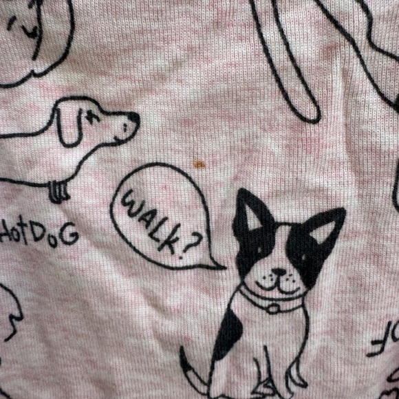 Carter's 12M Girls Light Pink Dog Pattern Bodysuit Onesie - Picture 7 of 7